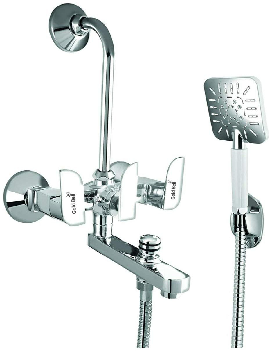 

GOLD BELL PKD 001 Wall Mount Brass Wall Mixers ( Handle Controlled )