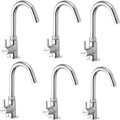 

GOLD BELL Wall Mount Brass Basin and Sink Taps ( Handle Controlled )