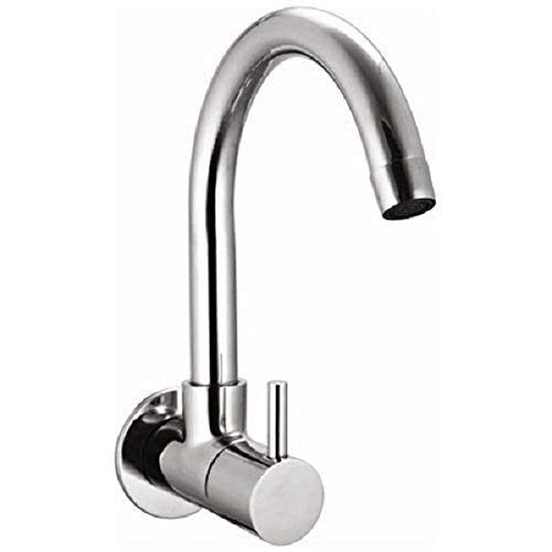 

GOLD BELL Wall Mount Brass Basin and Sink Mixers ( Handle Controlled )