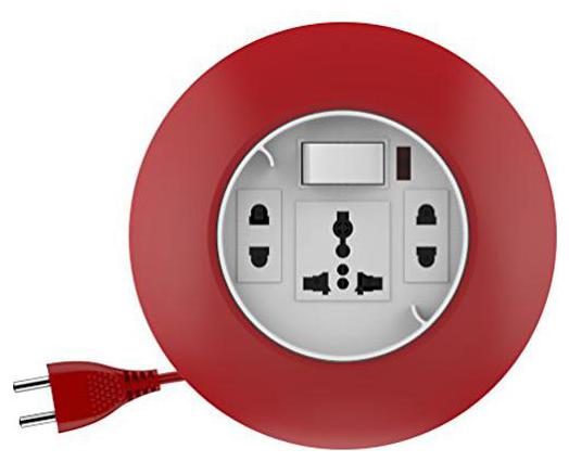

Goldmedal 205128 G-Dial White Red Extension Board ( 5 m 3 Socket 1 Switches)