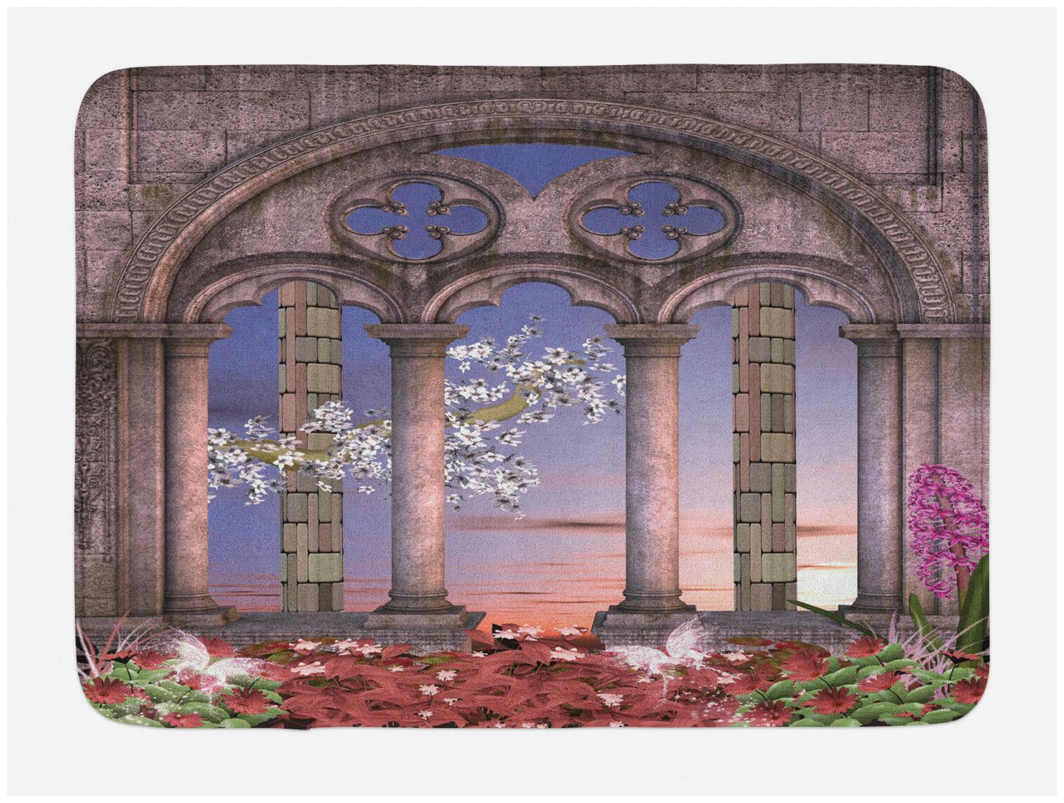 

Gothic Bath Mat Secret Garden Fairytale Non-Slip Plush Mat 29 5 X 17 5 Inches