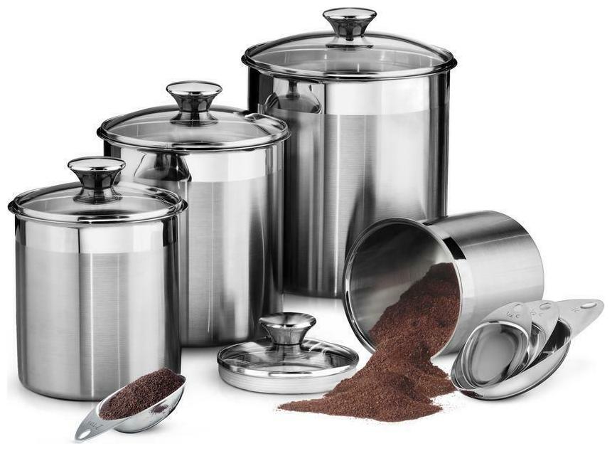 

Gourmet 8-piece Covered Canister and Scoop Set Tramontina Enjoy Convenient