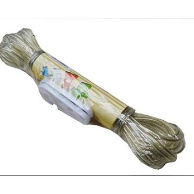 

GRAN PVC Coated Steel Anti-Rust Wire Rope Washing Line Clothesline with 2 Plastic Hooks