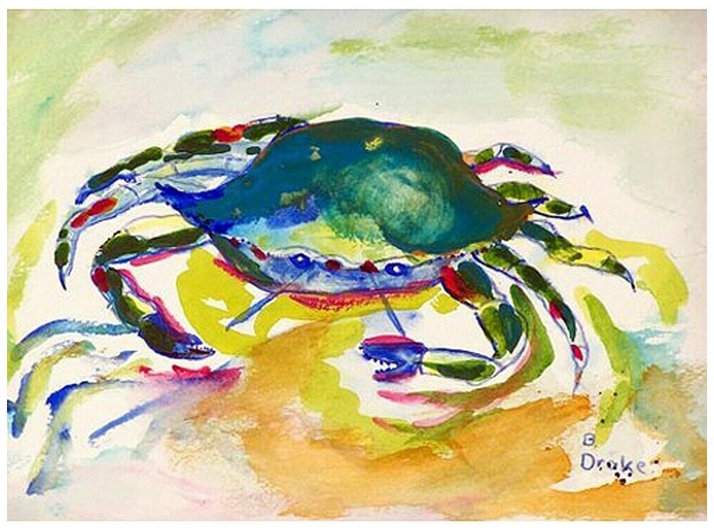 

Green Crab Door Mat Multi