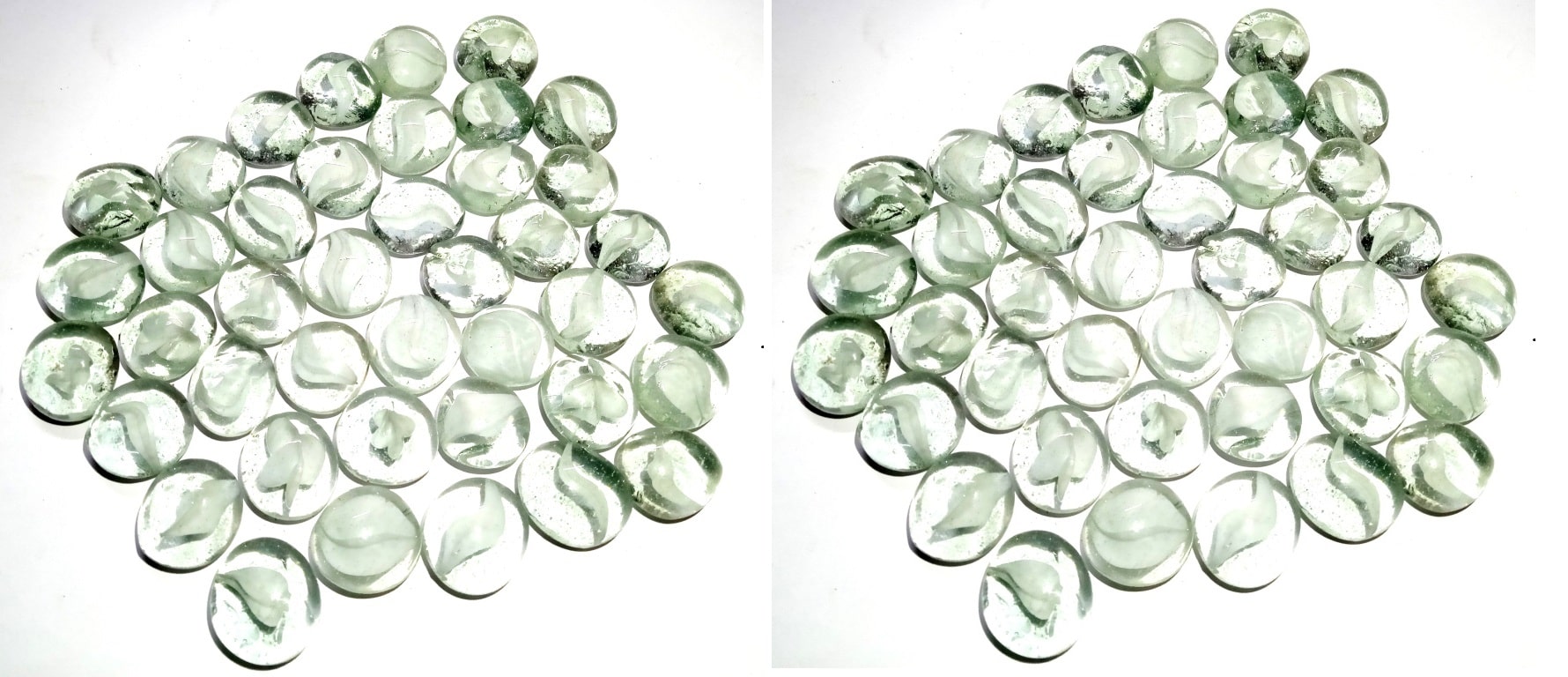 

Green Plant Indoor Decorative Glass Pebbles Set of 2