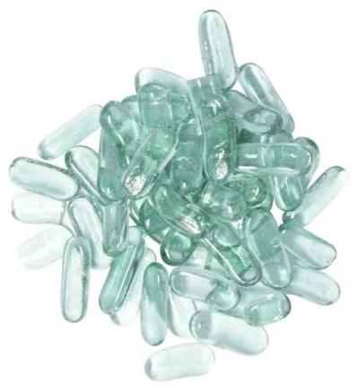 

Green Plant Indoor Aquarium Glass Pebbles Polished Round Crystal Pebbles