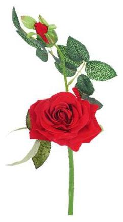 

Green plant indoor Artificial Red Rose with pot