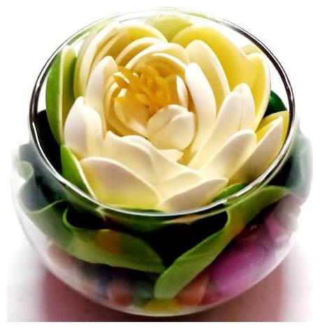 

Green Plant Indoor Lotus Flower Vase For Home Decor With Flowers