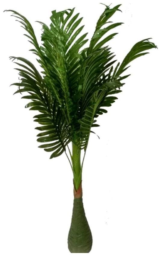 Green Plant Indoor Artificial Palm Tree With Natural Looking