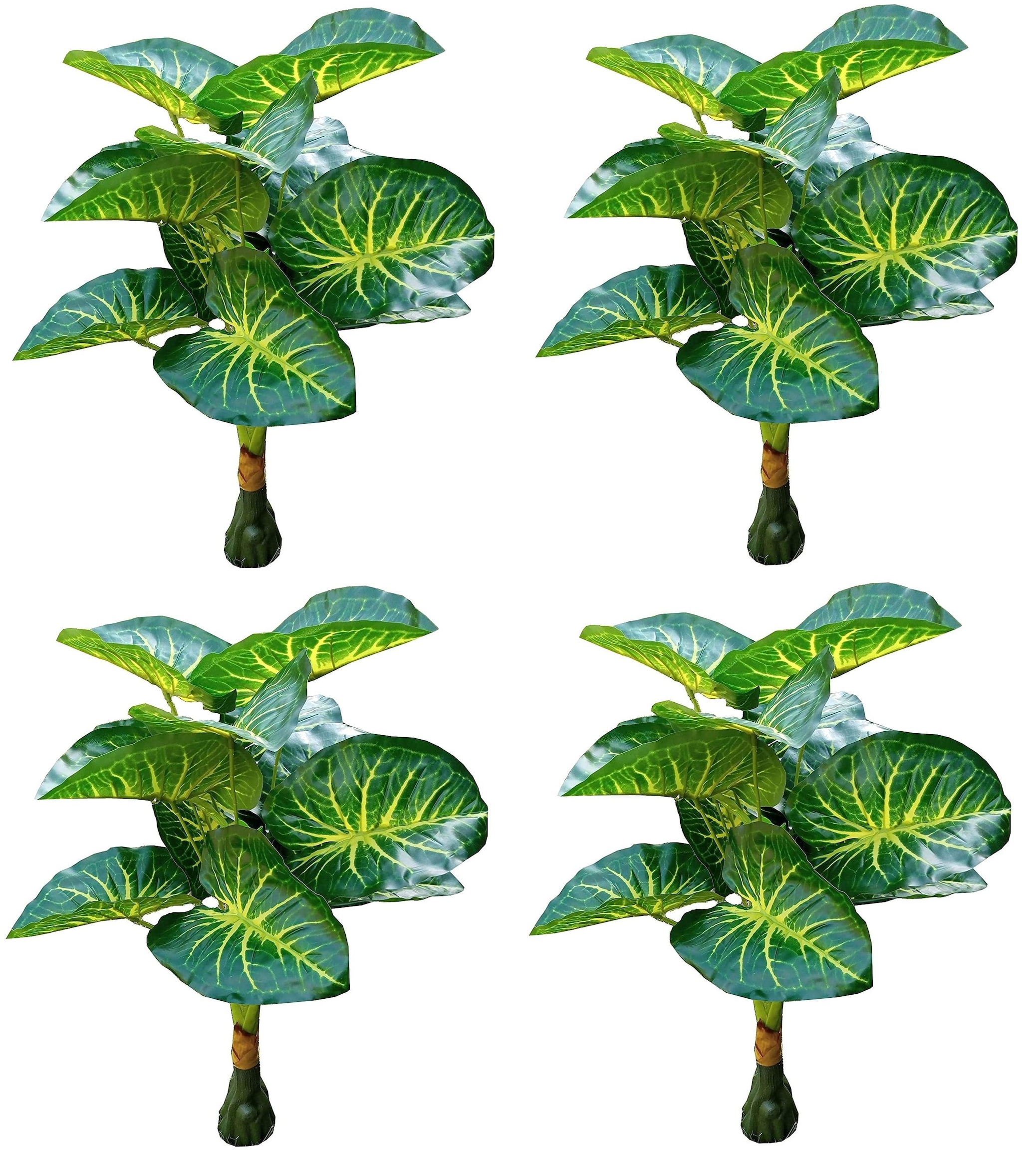 

Green Plant Indoor Artiricial Money Plant Tree 12 Patta Set Of 4
