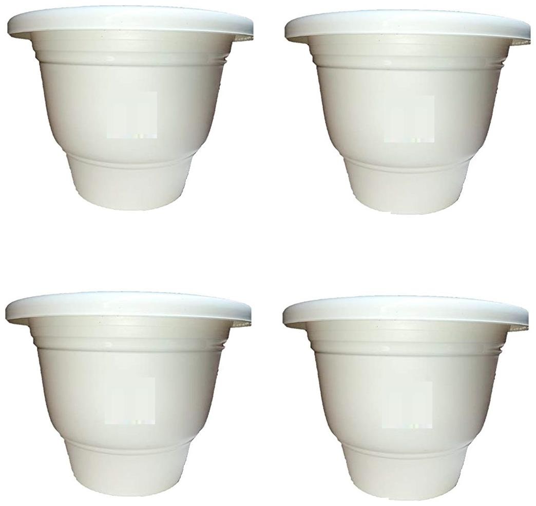 

Green Plant Indoor Plastic Round Pot Set of 4 PCS (Gamla)