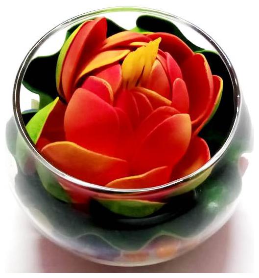 

Green Plant Indoor Lotus Flower Vase For Home Decor With Flowers