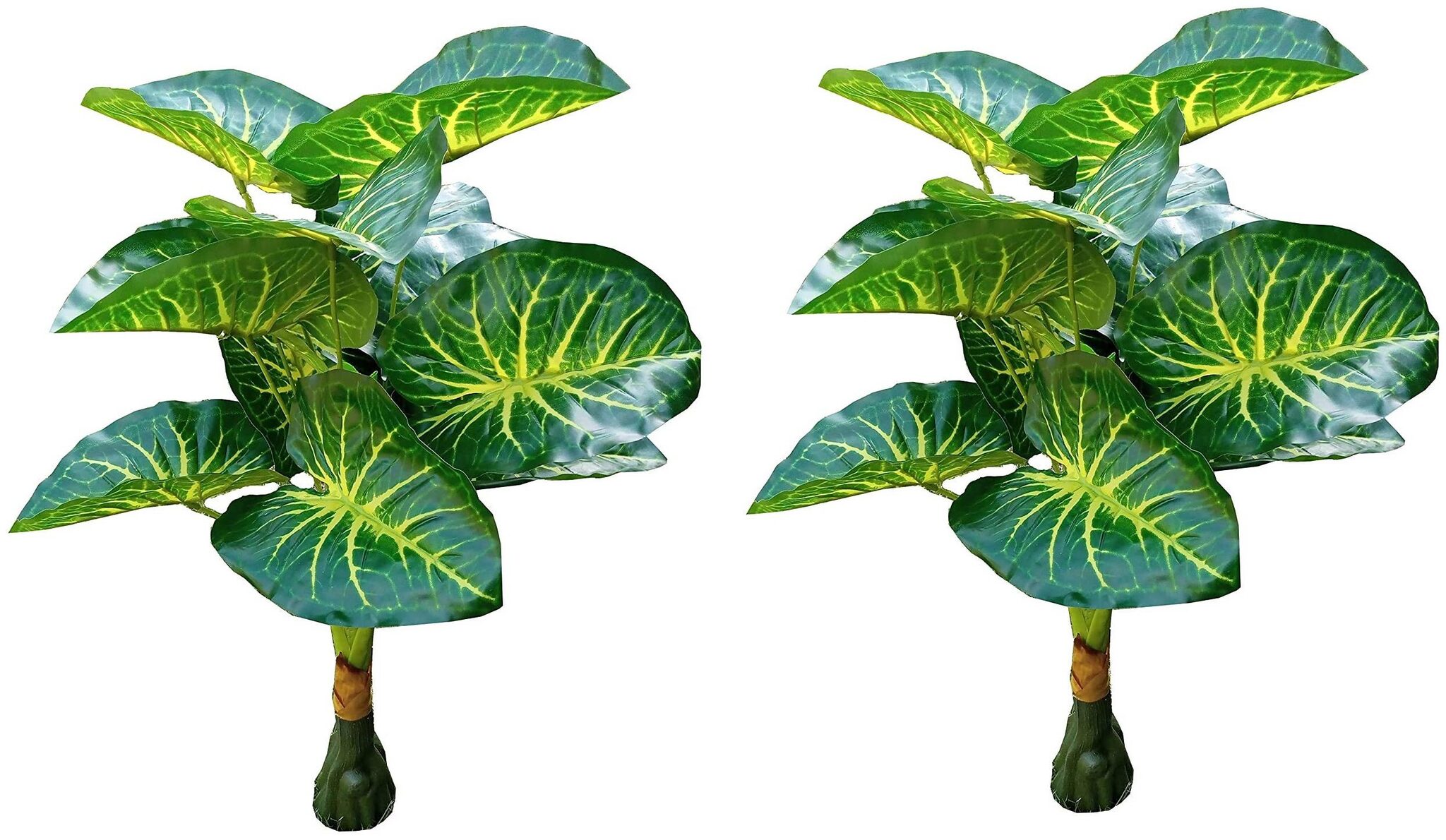 

Green Plant Indoor Artiricial Money Plant Tree 12 Patta Set Of 2