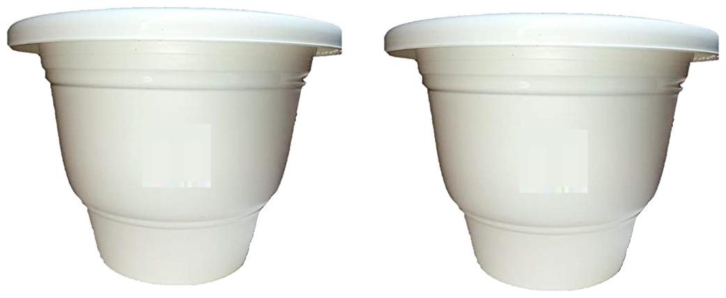 

Green Plant Indoor Plastic Round Pot Set of 2 PCS (Gamla)