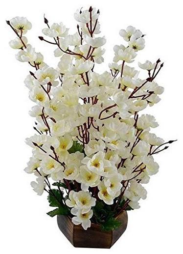 

Green plant indoor Artificial Orchid Flowers Bonsai with pot