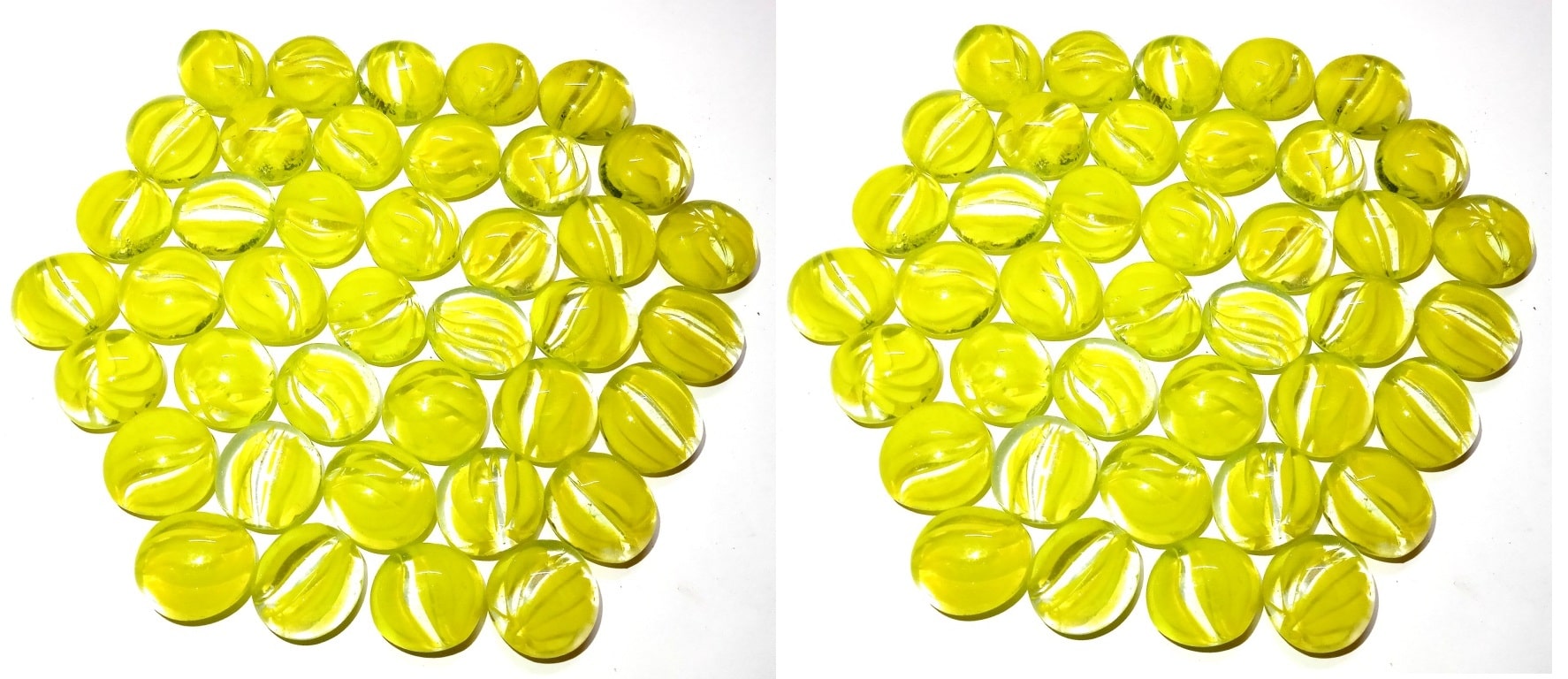 

Green Plant Indoor Decorative Glass Pebbles Set of 2