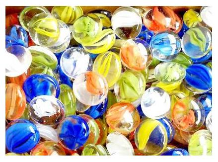 

Green Plant Indoor Aquarium Glass Pebbles Polished Round Crystal Pebbles