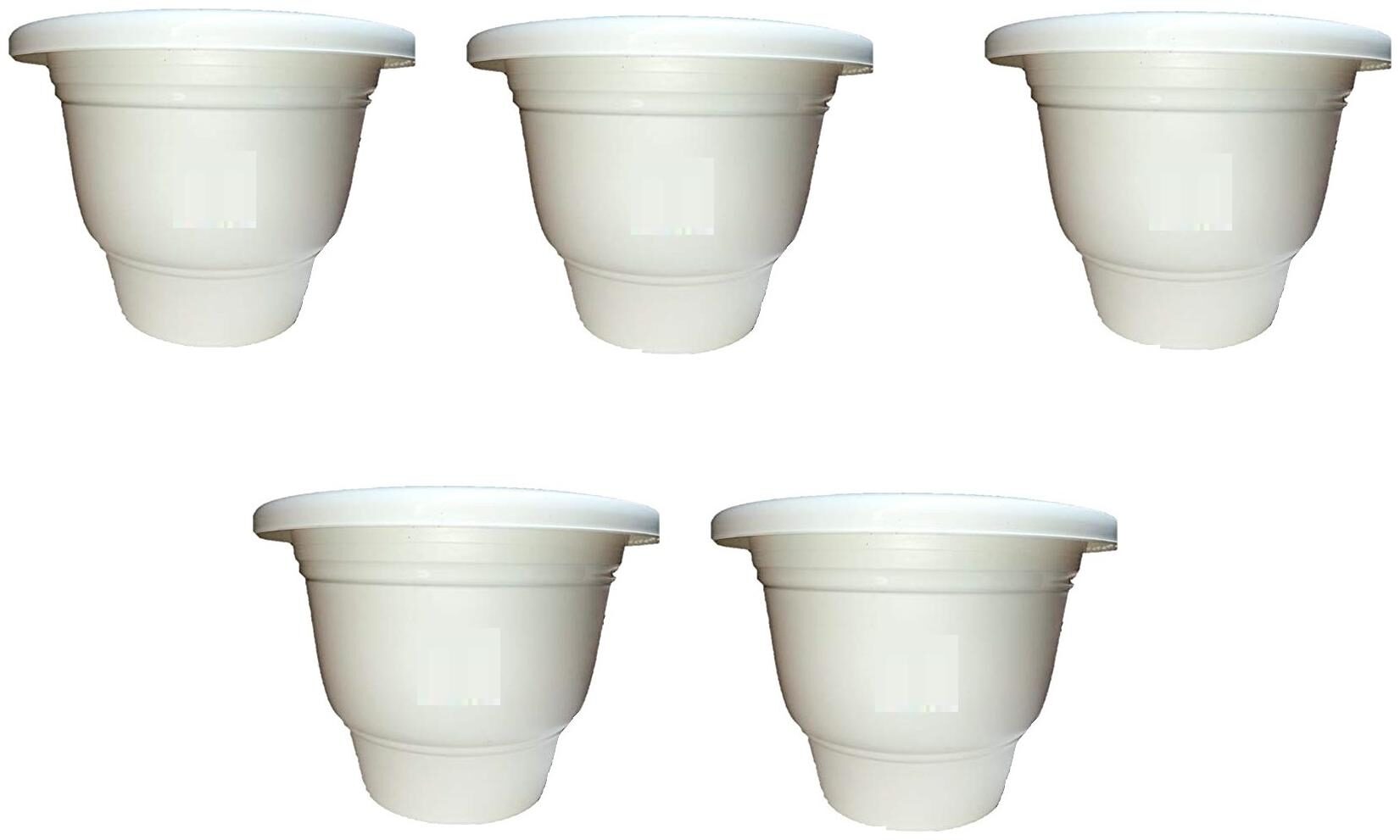 

Green Plant Indoor Plastic Round Pot Set of 5 PCS (Gamla)