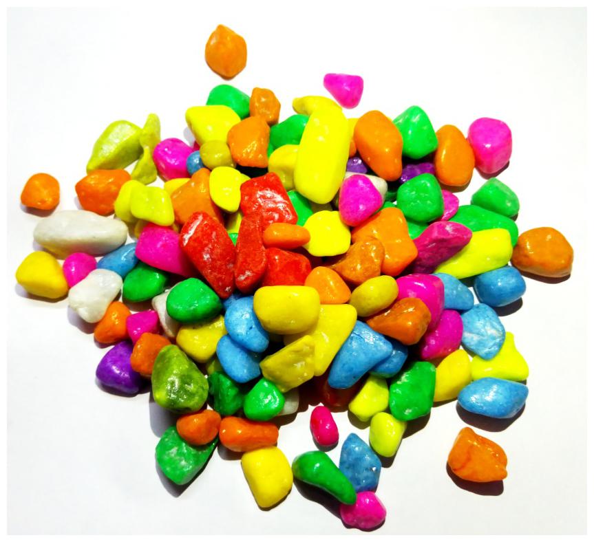 

Green Plant Indoor Decorative Multi Color Stones 475 Grams