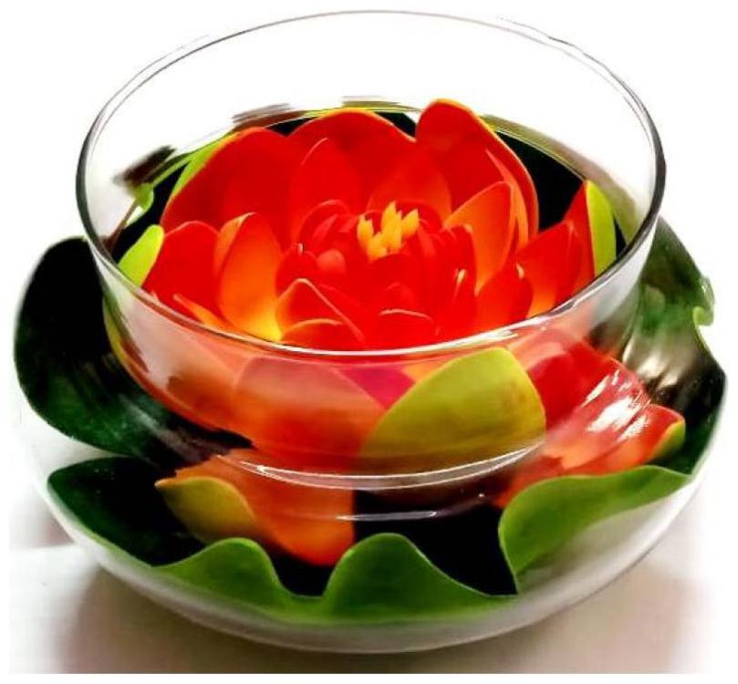 

Green plant indoor Artificial Floating Flower With pot