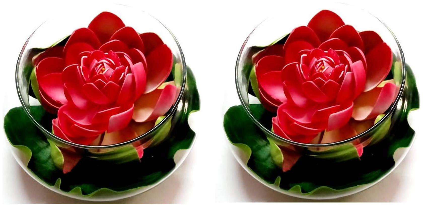 

Green plant indoor Artificial Floating Flower With pot Set of 2 PCS