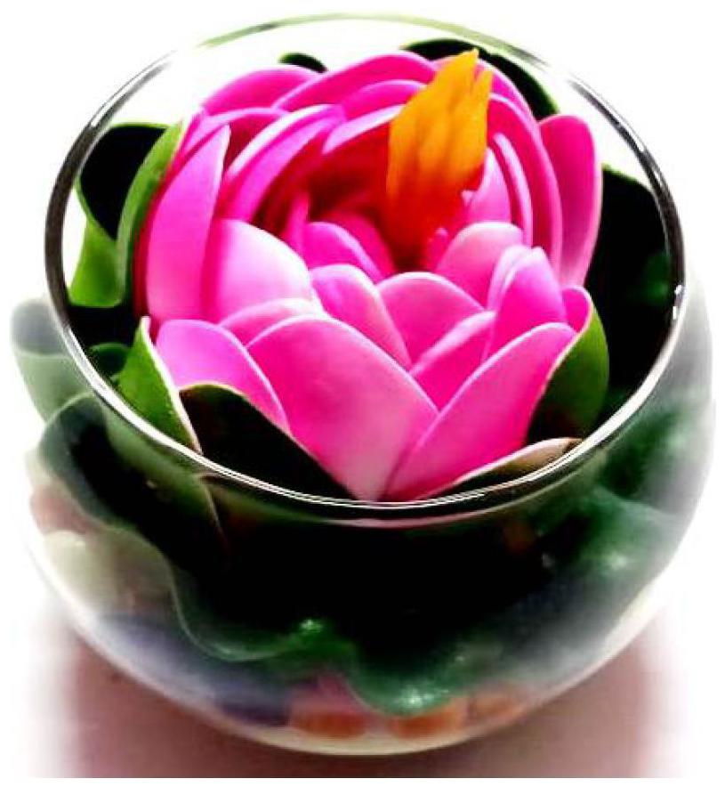 

Green plant indoor Artificial Floating Flower With pot