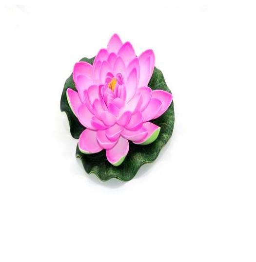 

Green plant indoor Artificial Small Floating Flower 6 Inch - pink