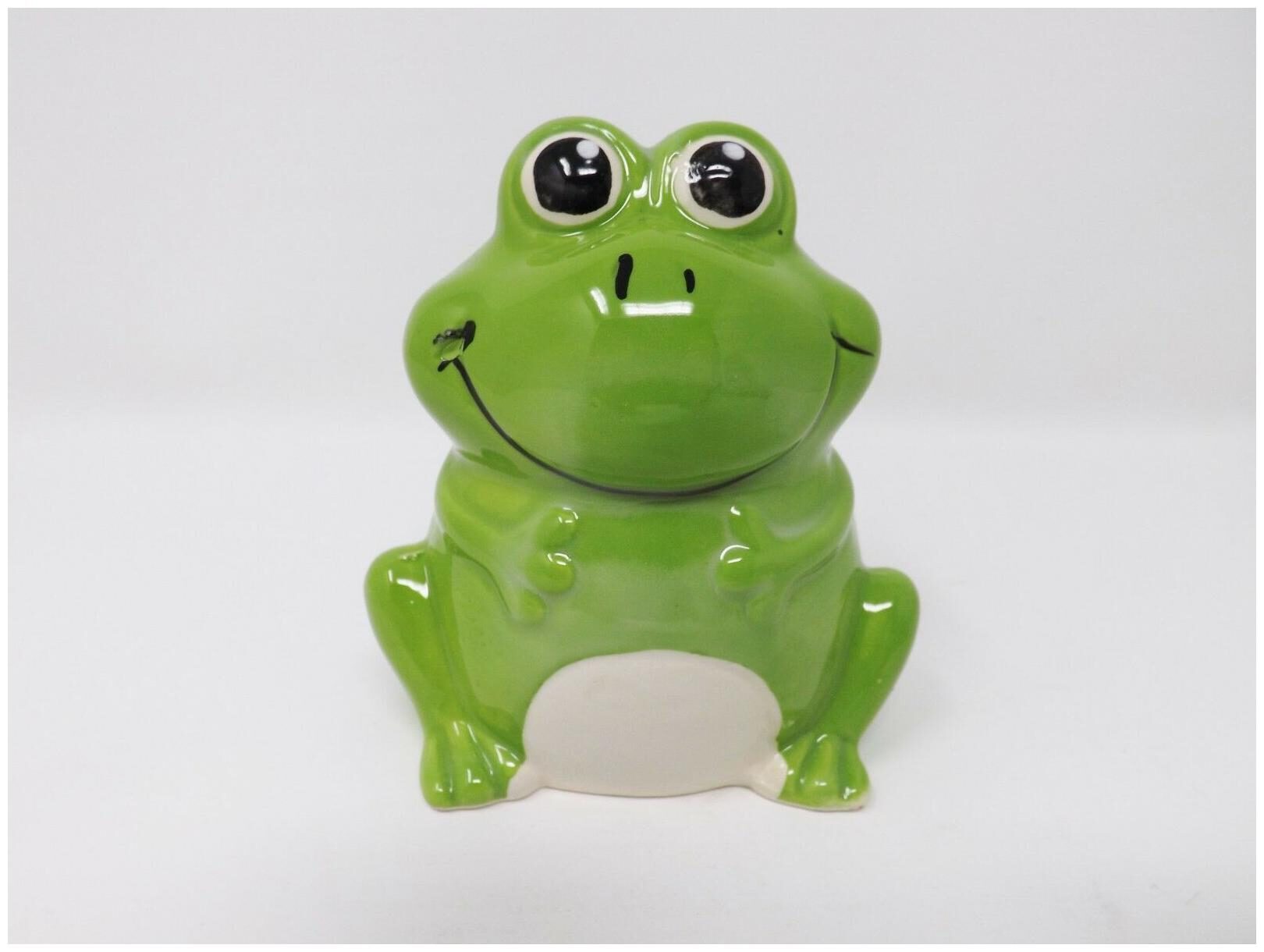 

Greenbrier 4 Ceramic Toothbrush Holder - New - Frog