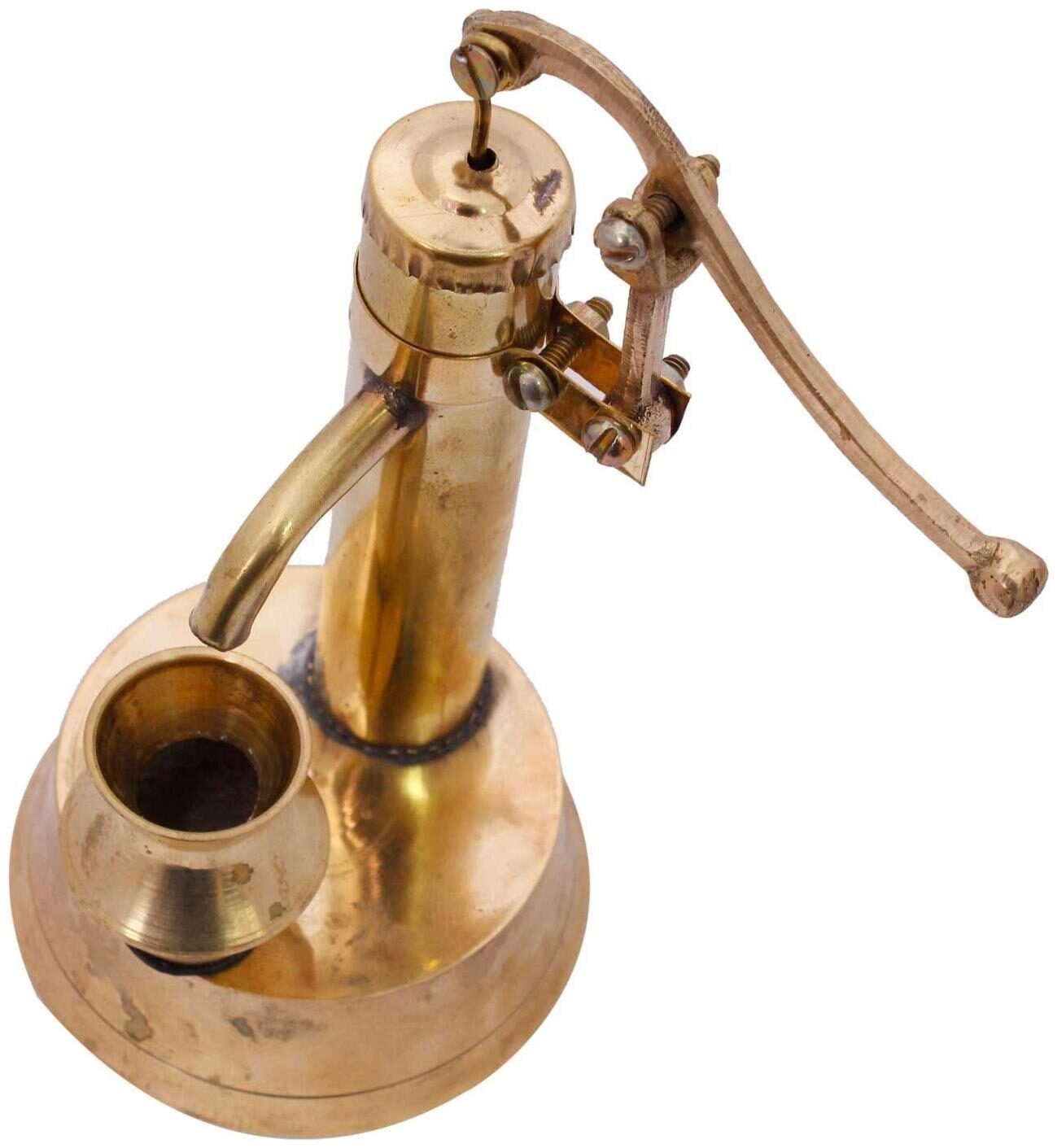 

Greentouch Crafts Home Decorative Items in Living Room Bedroom Unique Design Brass Handpump Showpiece 170