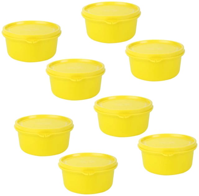 GREENVIJI Plastic Grocery Container Set of 3 ( 900 ml , Assorted )