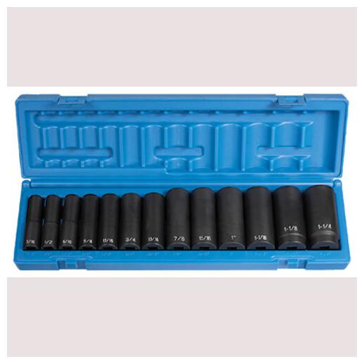 

Grey Pneumatic 1312D 1 2 Drive 13 Piece Deep Set