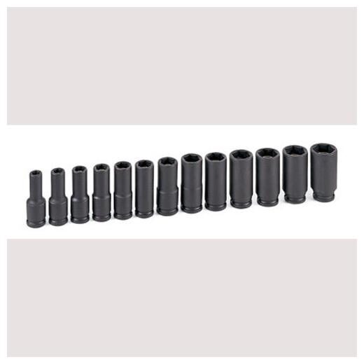 

Grey Pneumatic 1213MDG 3 8 Drive 13 Pc Deep Metric Magnetic Impact Set