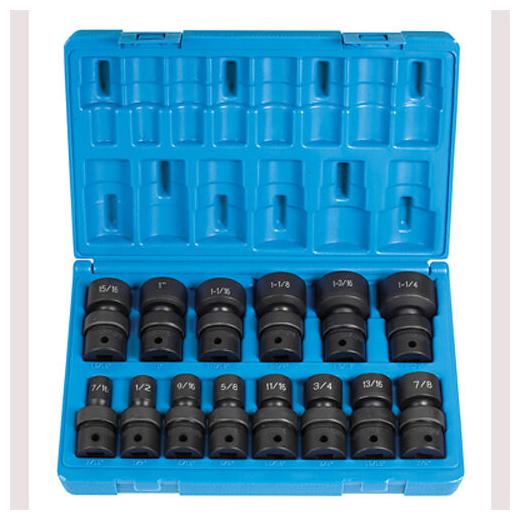 

Grey Pneumatic 1314U 1 2 Drive 14 Pc Standard Length Fract Univ Set