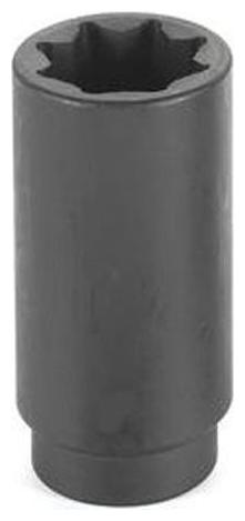 

Grey Pneumatic 2524SD 1 2 Drive x 3 4 Deep - 8 Point Socket