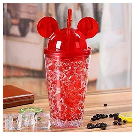

GTC Plastic Red Water Bottle ( 450 ml Set of 1 )