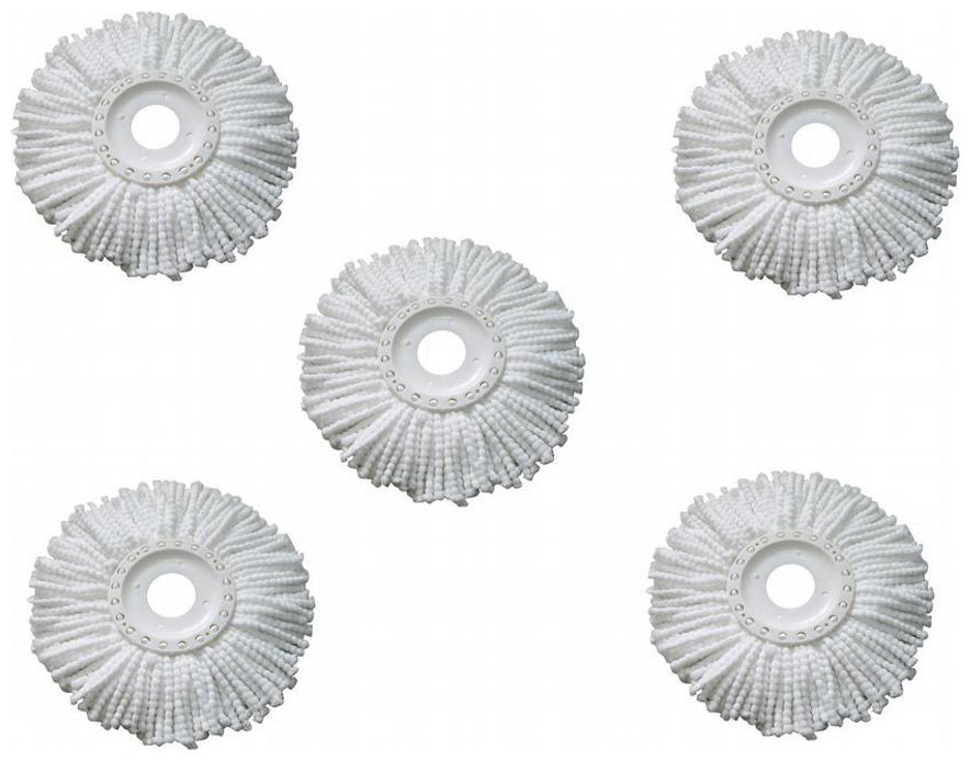 

GTC Pack of 5 Replacement Head Refill for 360 Rotating Easy Spin Mop Cleaner Duster