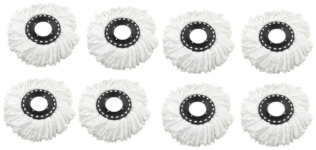 

GTC Pack of 8 Replacement Head Refill for 360 Rotating Easy Spin Mop Cleaner Duster