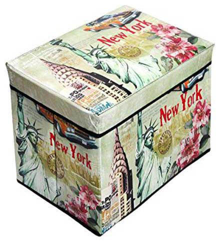 

GTC Portable And Foldable Laundry Box Cum Sitting Stool For Living Room