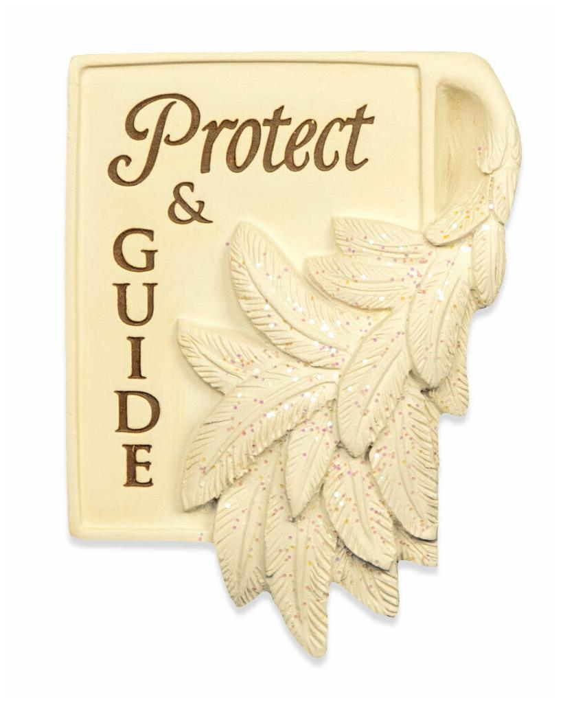 

Guardian Angel Car Sun Visor Clip Prayer Protection Catholic Christian Angelstar