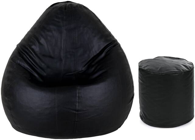 Gunj Large Teardrop And Footstool Combo Bean Bag Cover