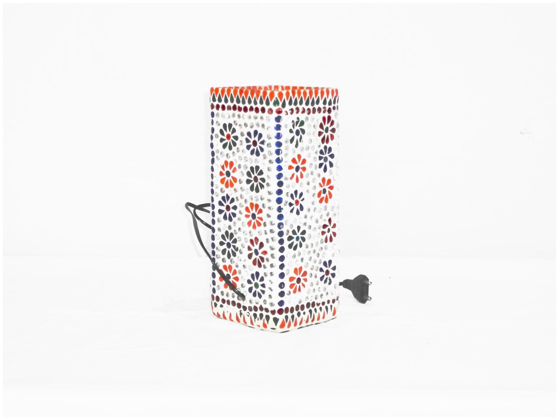 

Gupta Glass Exports Multicoloured Mosaic Lamp