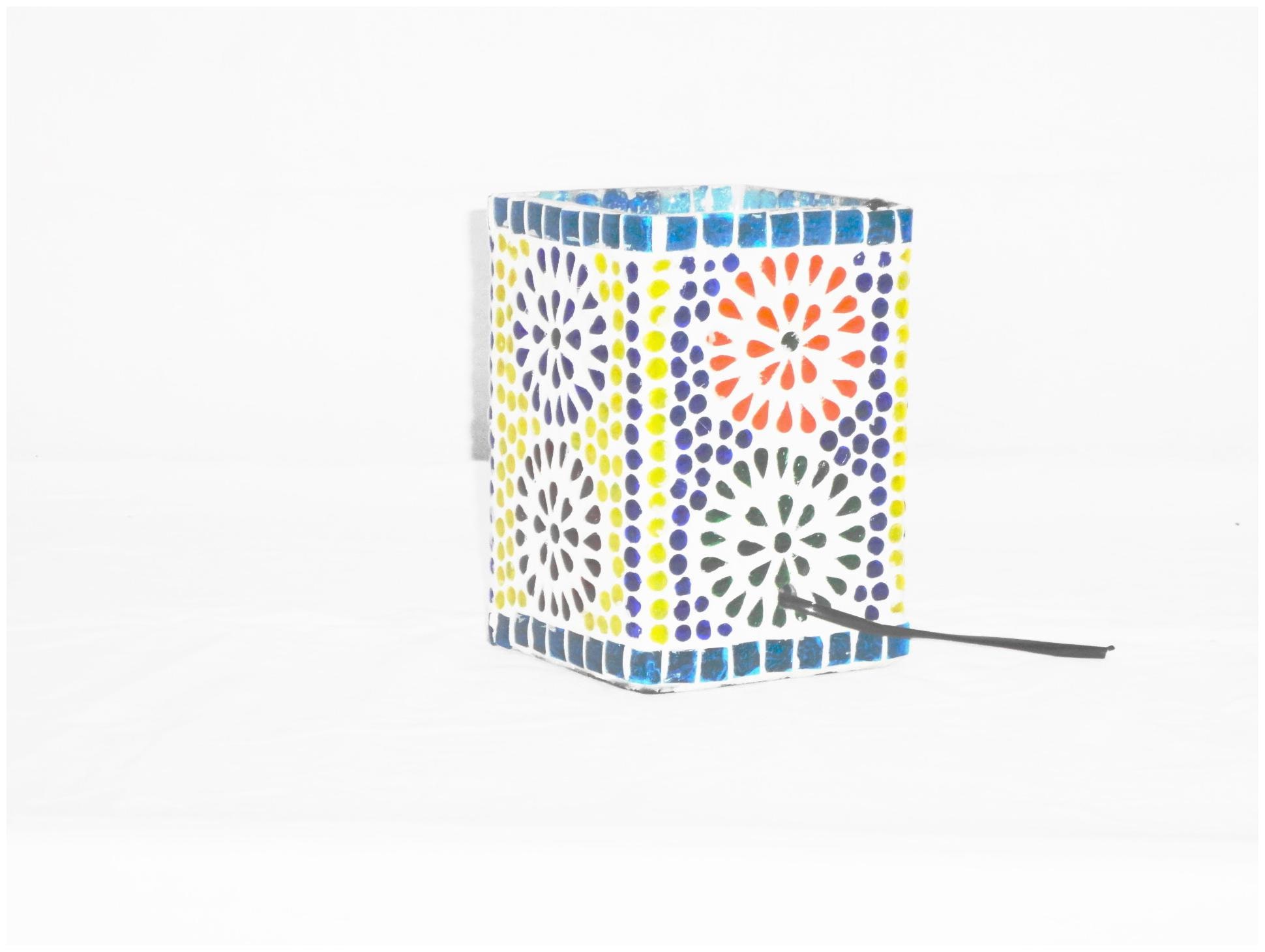 

Gupta Glass Exports Multicoloured Mosaic Lamp