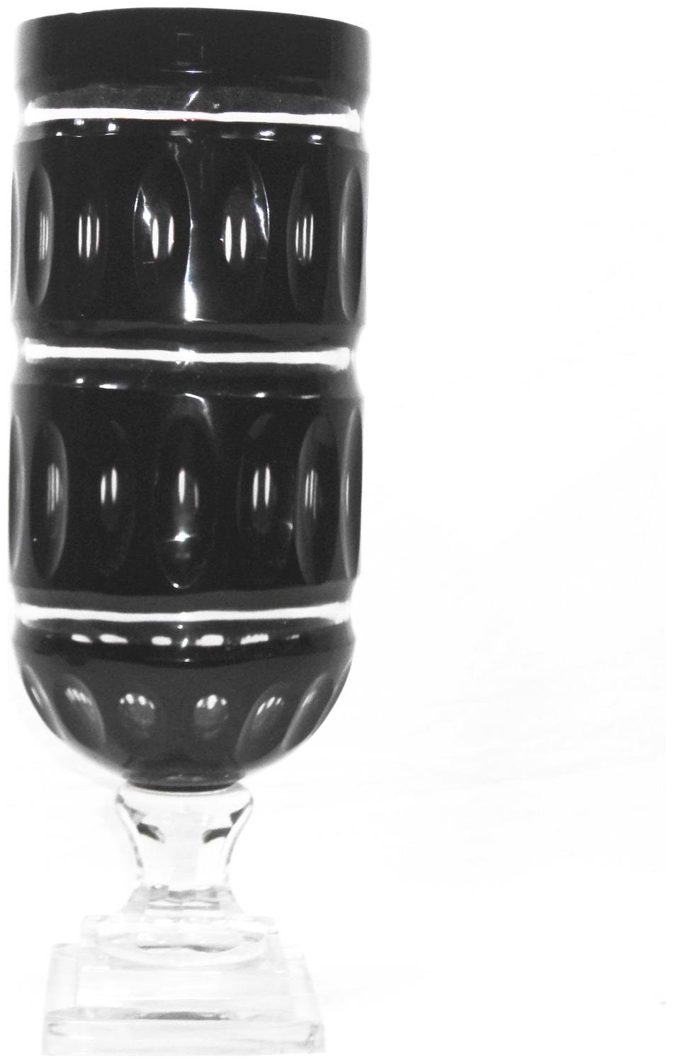 

Gupta Glass Exports Glass Black Candle holder