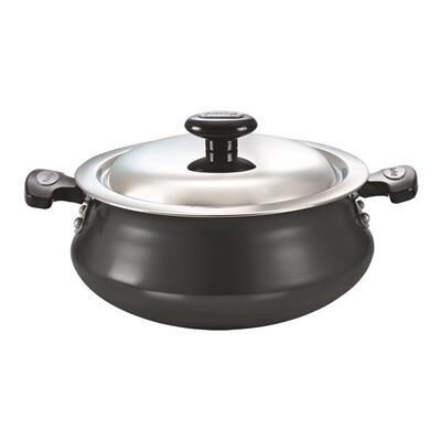 

Prestige HA Cookware Hard Anodized Aluminum Junior Handi Black