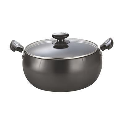 

Prestige Hard Anodised Cookware Lifetime Induction Base Sauce Pan 240mm Black