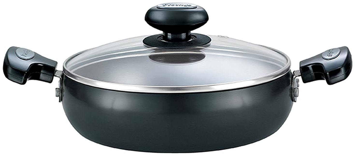 

Prestige Hard Anodised Cookware Saute Pan 240 mm Black