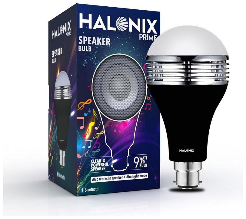 

Halonix 9W Led Bulb With Bluetooth Speaker Pack Of 1