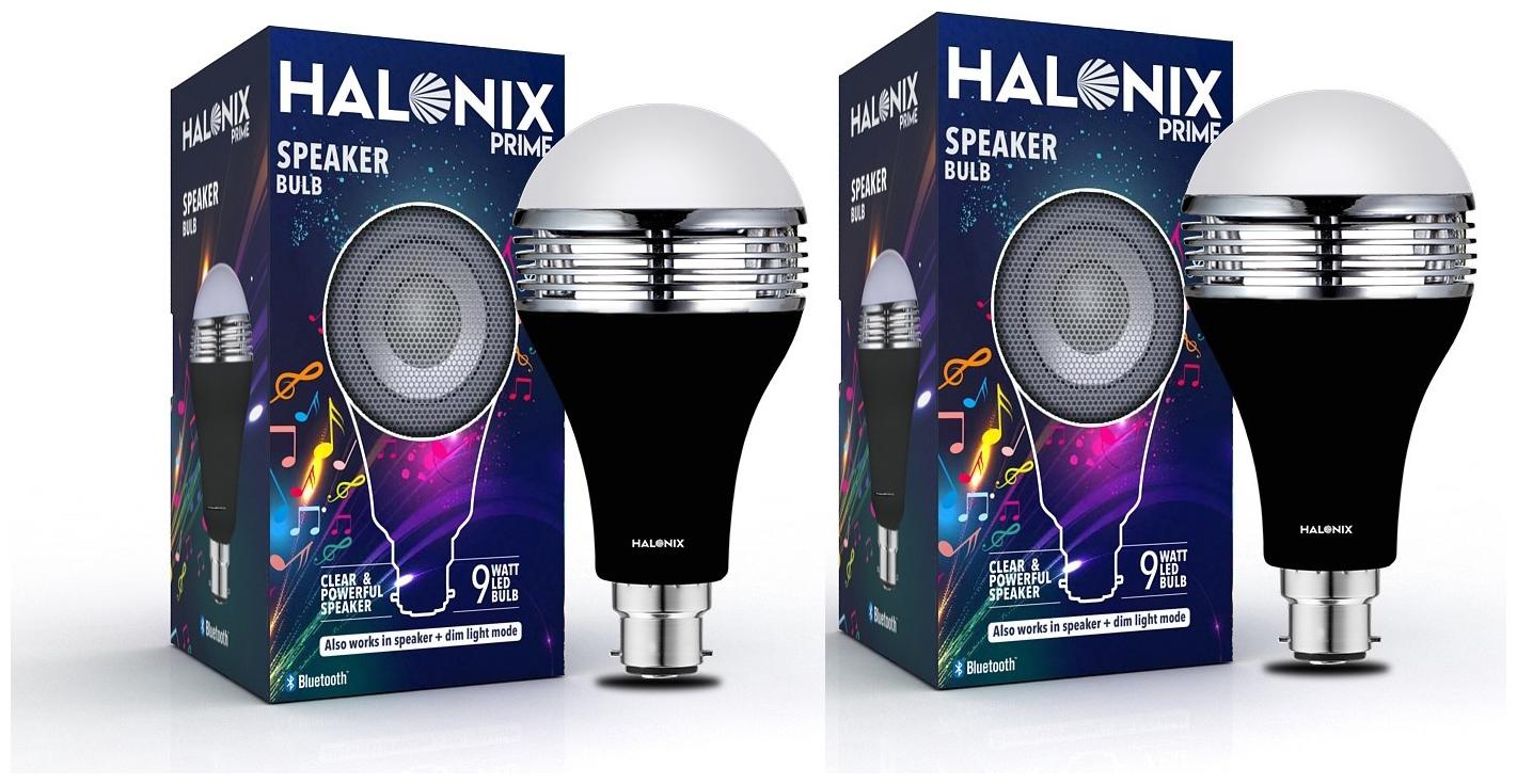

Halonix 9W Led Bulb With Bluetooth Speaker Pack Of 2