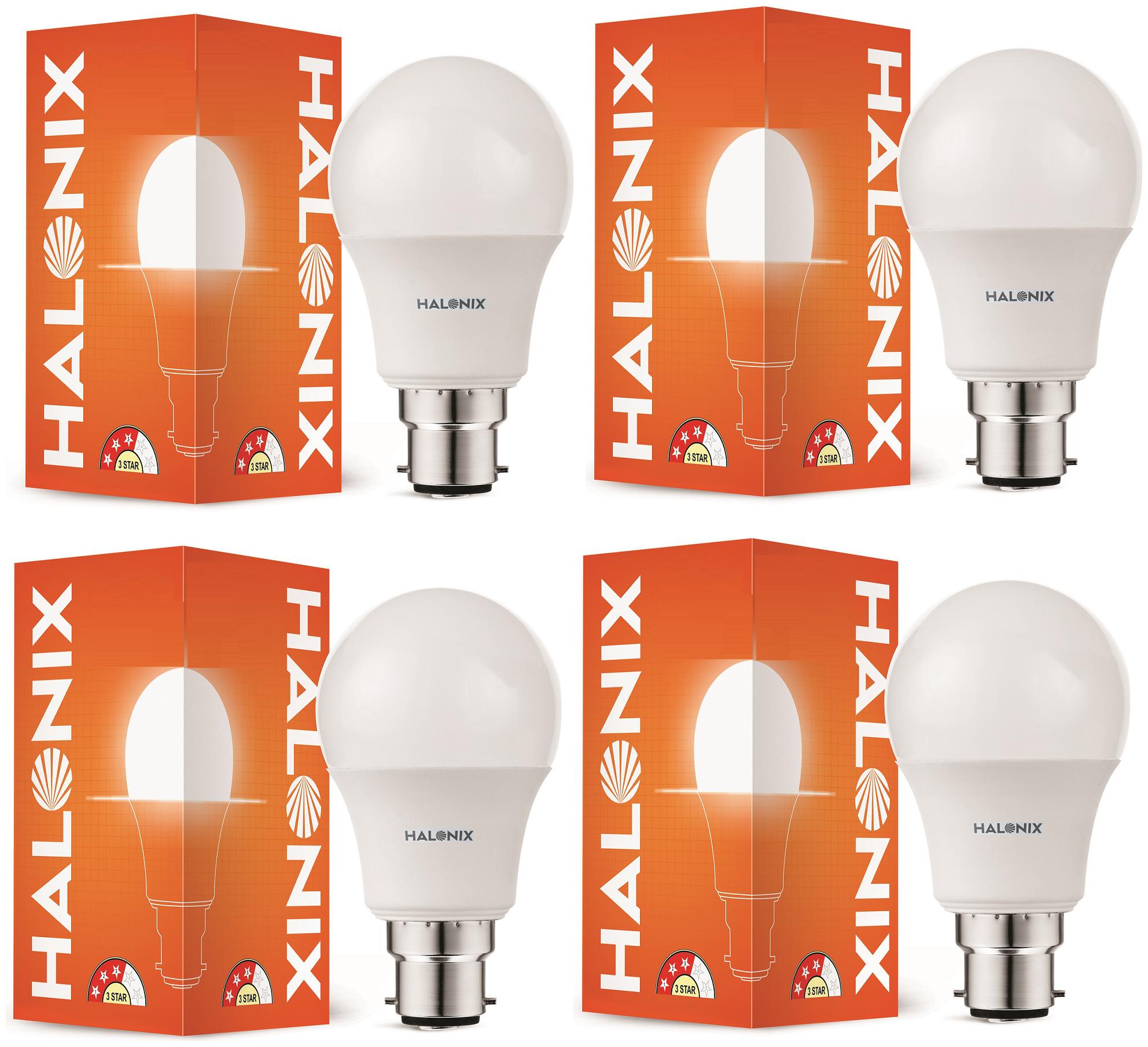 

Halonix ASTRON Plus Base B22 2 9-Watt LED Bulb (Pack of 4 Cool white)
