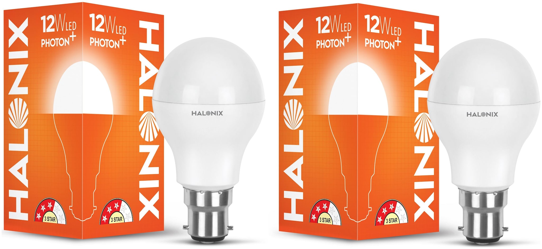 

Halonix Photon Plus Base B22 12-W LED Bulb (Pack of 2 Cool Day Light)
